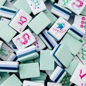 Mahjong Tile - Mint, Acrylic, Premium